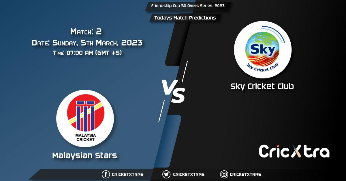 Friendship Cup 50 Overs Series, 2023, MS vs SCC 2nd Match Prediction, Fantasy Cricket Tips, Pitch Report and Injury Update