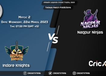 KhiladiX Legends Cricket Trophy, 2023, IK vs NN Match 2nd Prediction, Fantasy Cricket Tips, Pitch Report and Injury Update