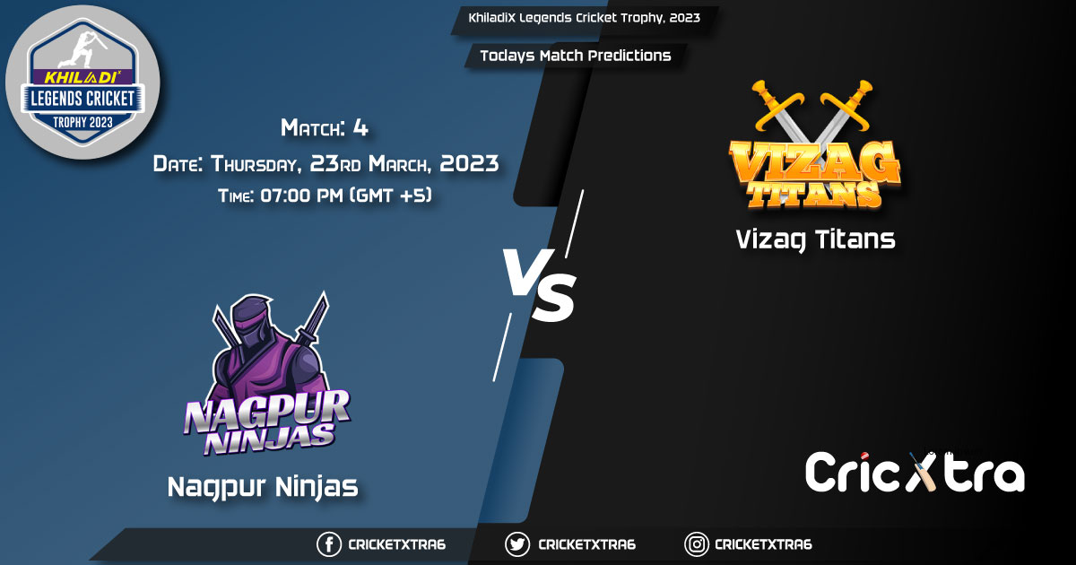 KhiladiX Legends Cricket Trophy, 2023, NN vs VT Match 4th Prediction, Fantasy Cricket Tips, Pitch Report and Injury Update