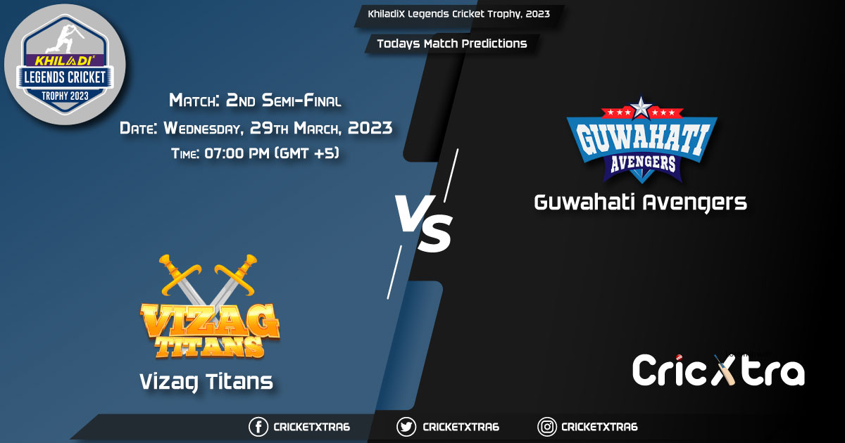 KhiladiX Legends Cricket Trophy, 2023, VT vs GA Match 2nd Semi-Final Prediction, Fantasy Cricket Tips, Pitch Report and Injury Update