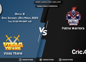KhiladiX Legends Cricket Trophy, 2023, VT vs PW Match 8th Prediction, Fantasy Cricket Tips, Pitch Report and Injury Update