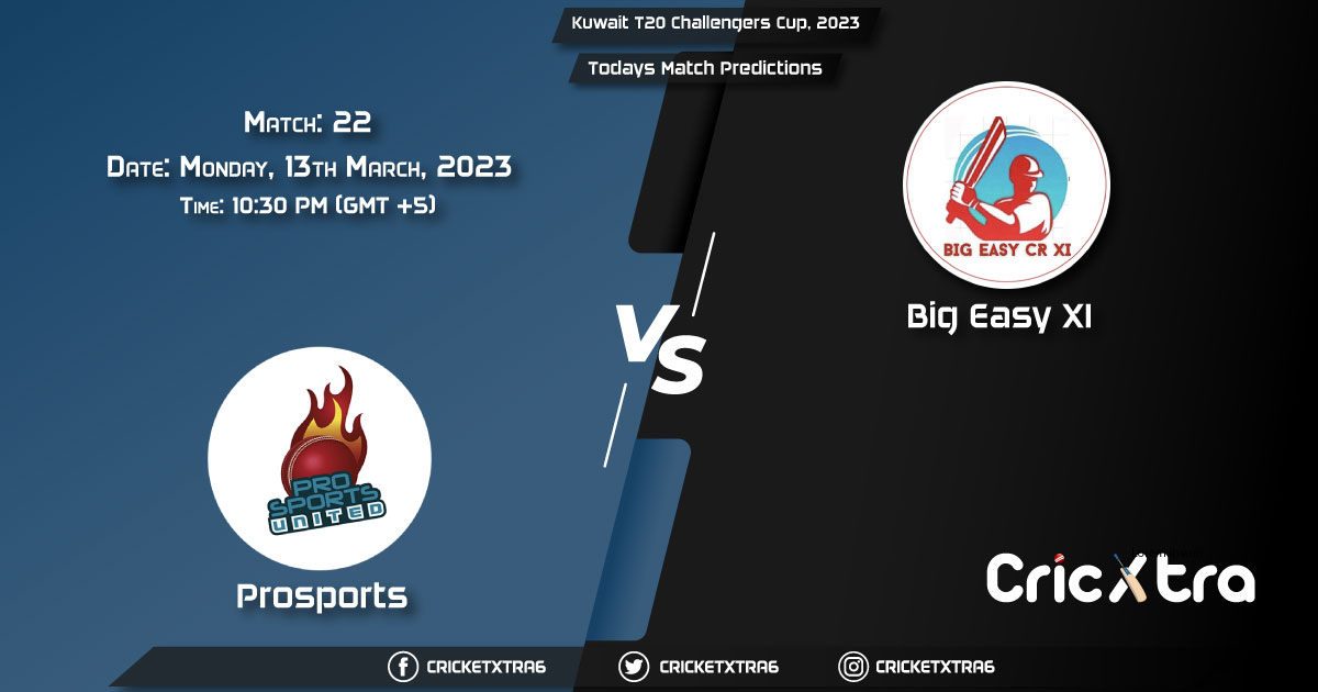 Kuwait T20 Challengers Cup, 2023, PRP vs BEI 22nd Match Prediction, Fantasy Cricket Tips, Pitch Report and Injury Update