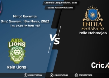 Legends League Cricket T20, 2023, ASL vs INM Eliminator Match Prediction, Fantasy Cricket Tips, Pitch Report and Injury Update
