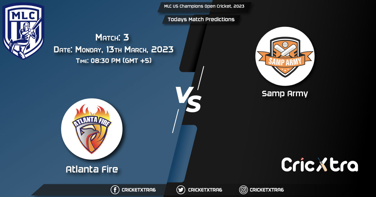 MLC US Champions Open Cricket, 2023, AFI vs SA 3rd Match Prediction, Fantasy Cricket Tips, Pitch Report and Injury Update