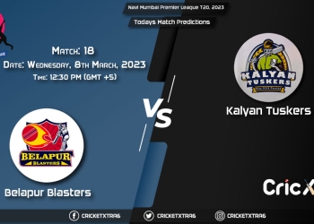 Navi Mumbai Premier League T20, 2023, BEB vs KLT 18th Match Prediction, Fantasy Cricket Tips, Pitch Report and Injury Update