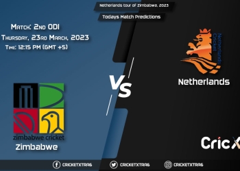 Netherlands tour of Zimbabwe, 2023, ZIM vs NED 2nd ODI Match Prediction, Fantasy Cricket Tips, Pitch Report and Injury Update