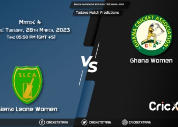 Nigeria Invitational Women's T20I Series, 2023, SRL-W vs GHAW 4th Match Prediction, Fantasy Cricket Tips, Pitch Report and Injury Update