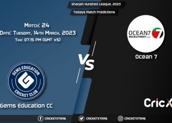 Sharjah Hundred League, 2023, GED vs OCS 24th Match Prediction, Fantasy Cricket Tips, Pitch Report and Injury Update