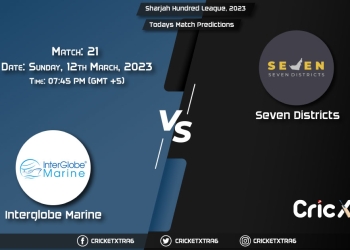 Sharjah Hundred League, 2023, IGM vs SVD 21st Match Prediction, Fantasy Cricket Tips, Pitch Report and Injury Update
