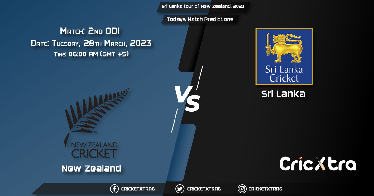 Sri Lanka tour of New Zealand, 2023, NZ vs SL Match 2nd ODI Prediction, Fantasy Cricket Tips, Pitch Report and Injury Update