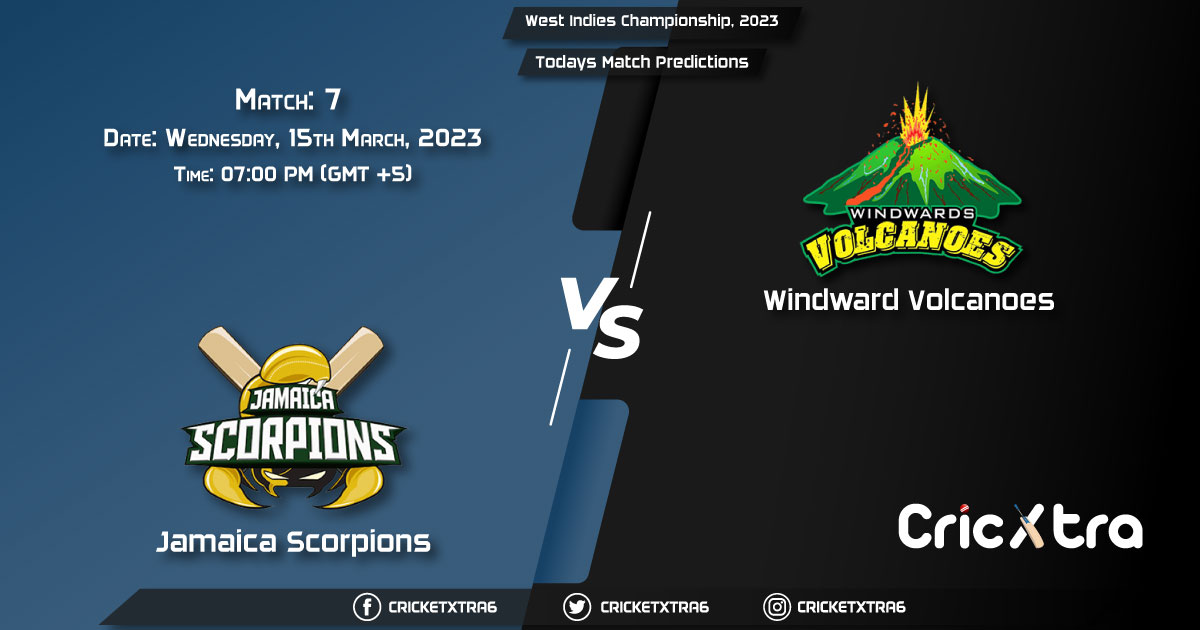 West Indies Championship, 2023, JAM vs WIS 7th Match Prediction, Fantasy Cricket Tips, Pitch Report and Injury Update