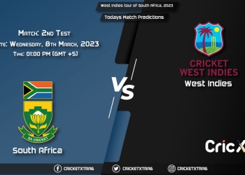 West Indies tour of South Africa, 2023, SA vs WI 2nd Test Match Prediction, Fantasy Cricket Tips, Pitch Report and Injury Update
