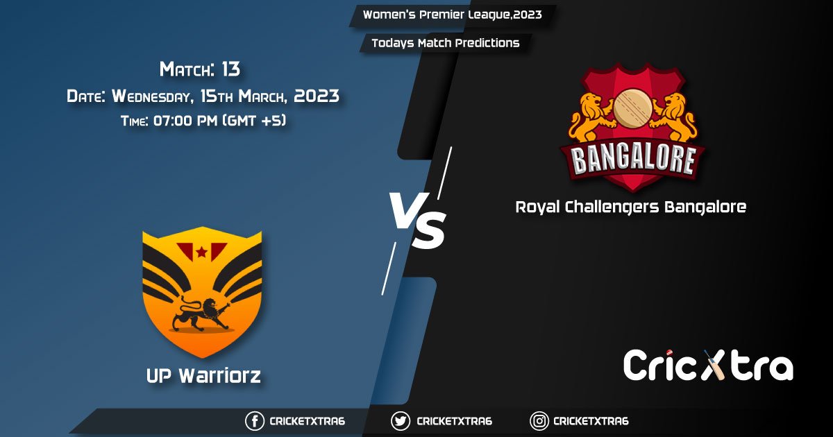 Women's Premier League, 2023, UPW vs RCB 13th Match Prediction, Fantasy Cricket Tips, Pitch Report and Injury Update