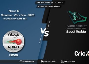 ACC Men's Premier Cup, 2023, OMA vs SDA 17th Match Prediction, Fantasy Cricket Tips, Pitch Report and Injury Update