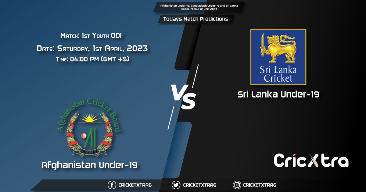 Afghanistan Under-19, Bangladesh Under-19 and Sri Lanka Under-19 tour of UAE, 2023, AF-U19 vs SL-U19 Match 1st Youth ODI Prediction, Fantasy Cricket Tips, Pitch Report and Injury Update