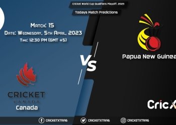 Cricket World Cup Qualifiers Playoff, 2023, CAN vs PNG 15th Match Prediction, Fantasy Cricket Tips, Pitch Report and Injury Update