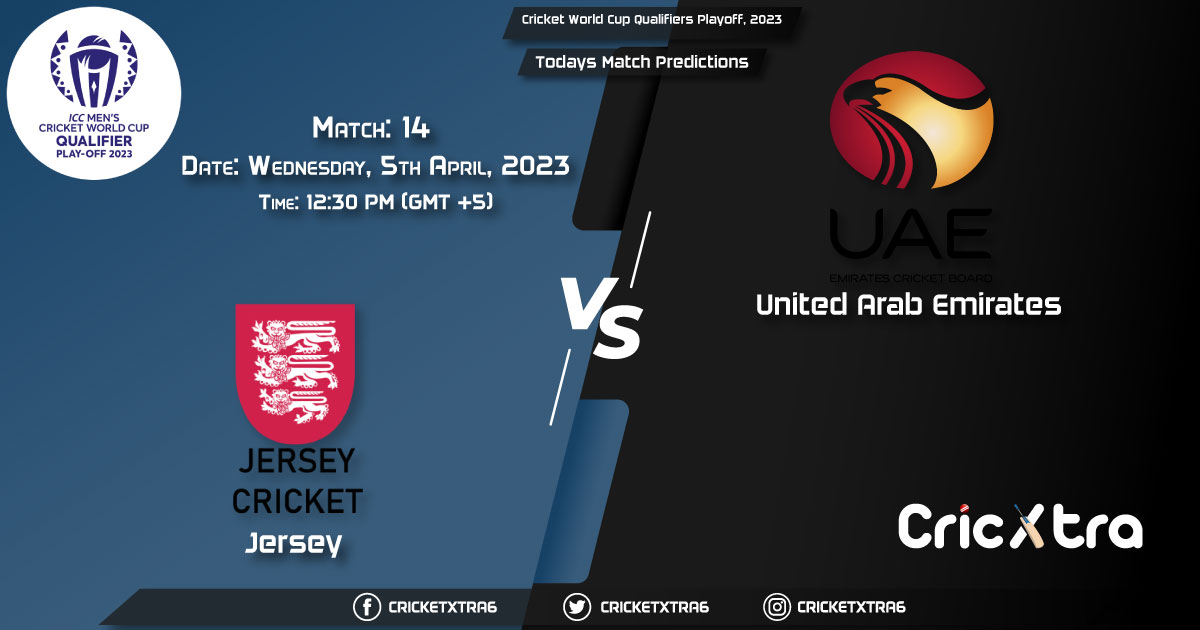 Cricket World Cup Qualifiers Playoff, 2023, JSY vs UAE 14th Match Prediction, Fantasy Cricket Tips, Pitch Report and Injury Update