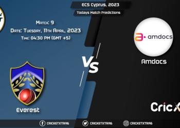 ECS Cyprus, 2023, EVE vs AMD 9th Match Prediction, Fantasy Cricket Tips, Pitch Report and Injury Update