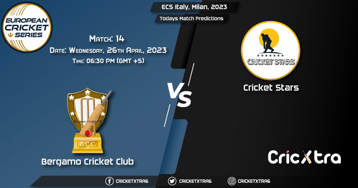 ECS Italy, Milan, 2023, BCC vs CRS 14th Match Prediction, Fantasy Cricket Tips, Pitch Report and Injury Update