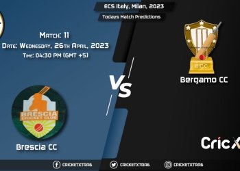 ECS Italy, Milan, 2023, BRE vs BCC 13th Match Prediction, Fantasy Cricket Tips, Pitch Report and Injury Update