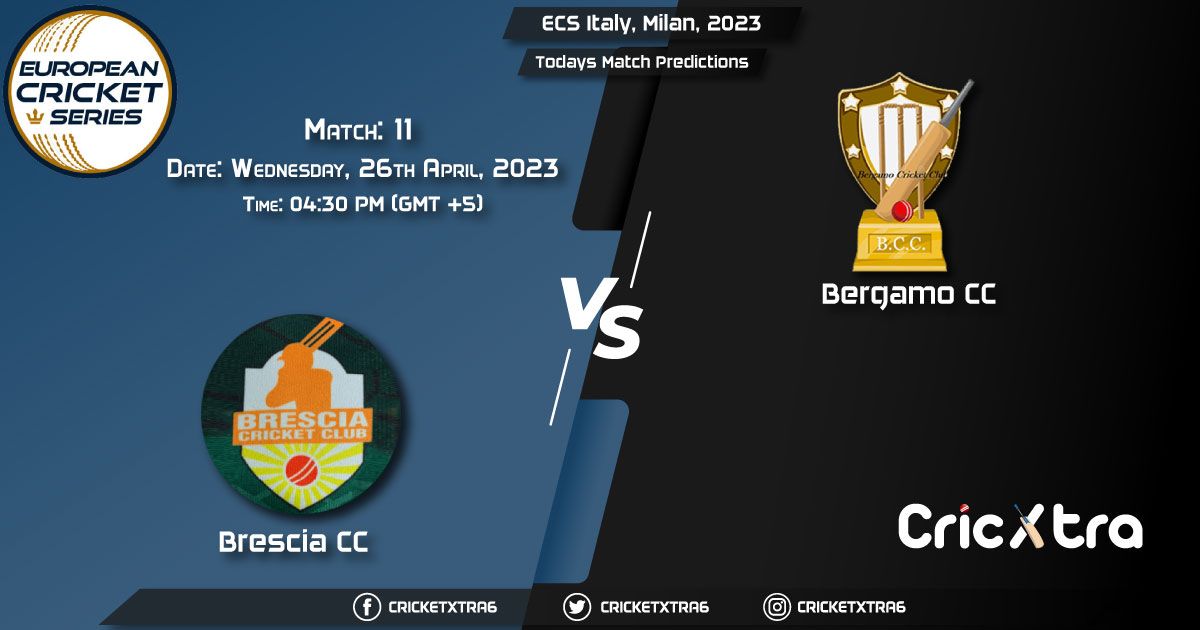 ECS Italy, Milan, 2023, BRE vs BCC 13th Match Prediction, Fantasy Cricket Tips, Pitch Report and Injury Update