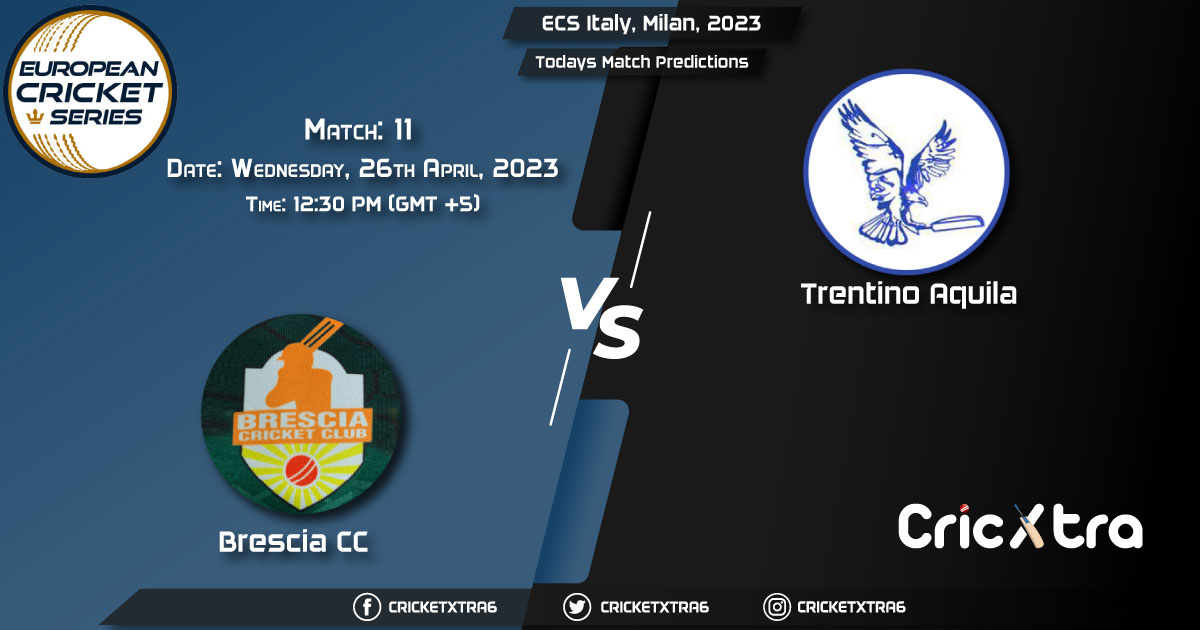 ECS Italy, Milan, 2023, BRE vs TRA 11th Match Prediction, Fantasy Cricket Tips, Pitch Report and Injury Update