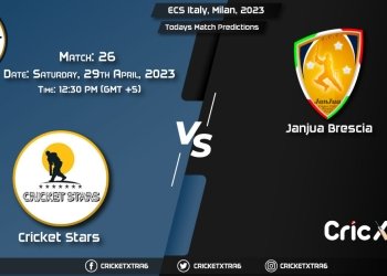 ECS Italy, Milan, 2023, CRS vs JAB 26th Match Prediction, Fantasy Cricket Tips, Pitch Report and Injury Update