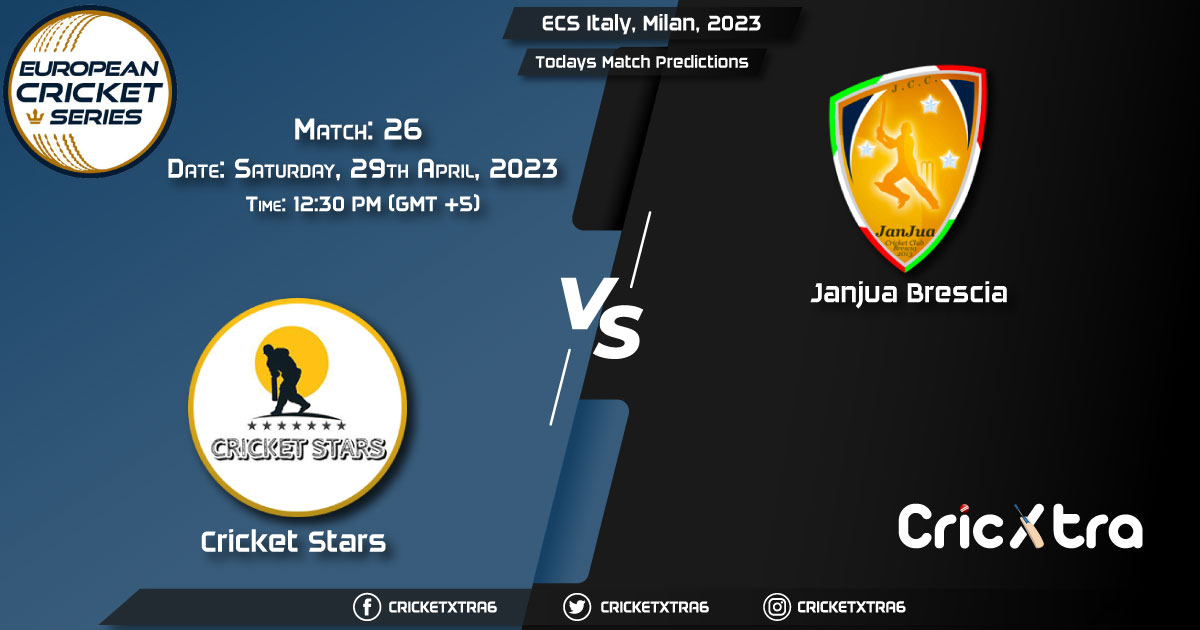 ECS Italy, Milan, 2023, CRS vs JAB 26th Match Prediction, Fantasy Cricket Tips, Pitch Report and Injury Update