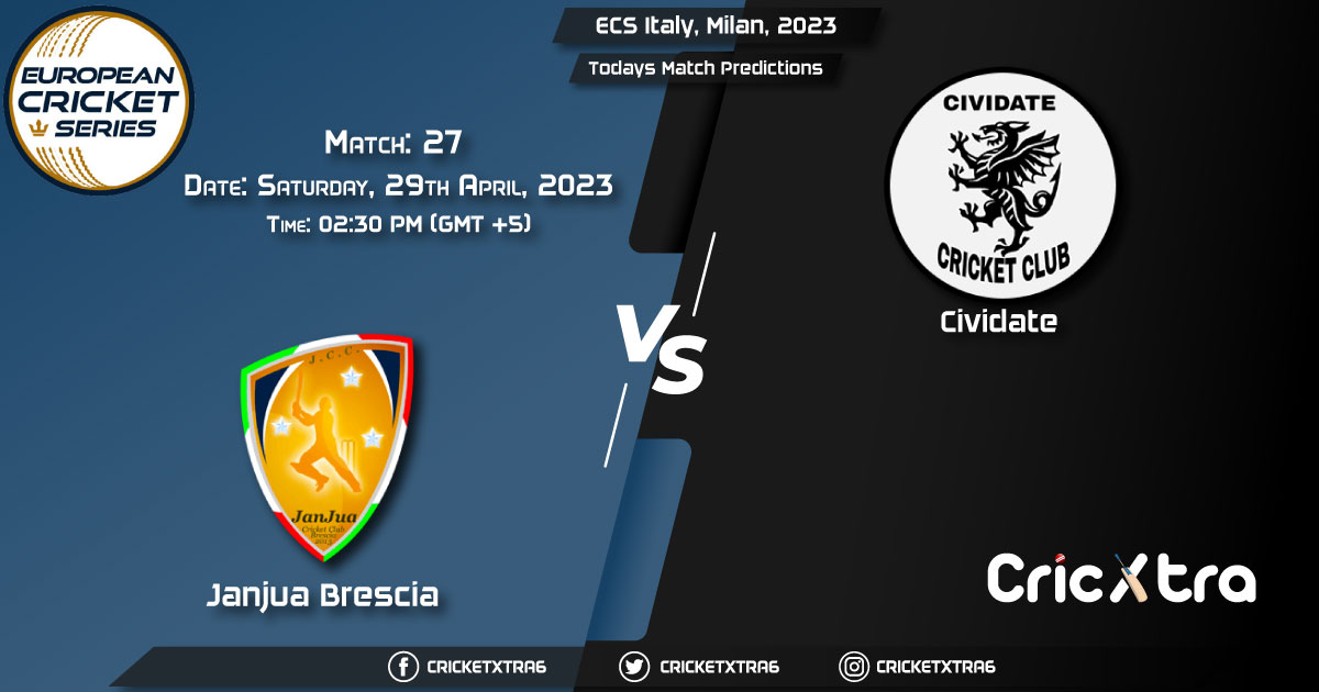 ECS Italy, Milan, 2023, JAB vs CIV 27th Match Prediction, Fantasy Cricket Tips, Pitch Report and Injury Update