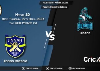 ECS Italy, Milan, 2023, JIB vs ALB 20th Match Prediction, Fantasy Cricket Tips, Pitch Report and Injury Update