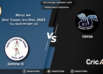 ECS Portugal, Santarem, 2023, GOR vs OEI 44th Match Prediction, Fantasy Cricket Tips, Pitch Report and Injury Update