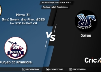 ECS Portugal, Santarem, 2023, PNJ vs OEI 31st Match Prediction, Fantasy Cricket Tips, Pitch Report and Injury Update
