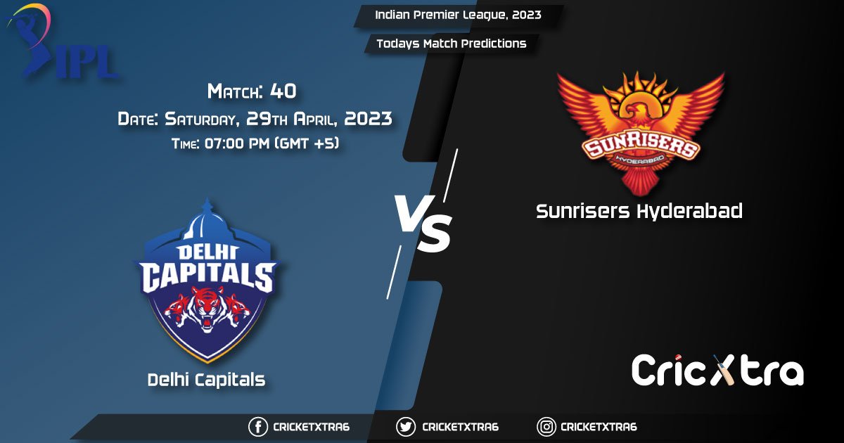 Indian Premier League, 2023, DC vs SRH 40th Match Prediction, Fantasy Cricket Tips, Pitch Report and Injury Update
