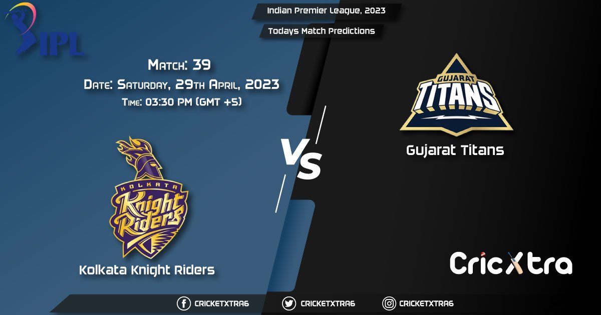 Indian Premier League, 2023, KKR vs GT 39th Match Prediction, Fantasy Cricket Tips, Pitch Report and Injury Update