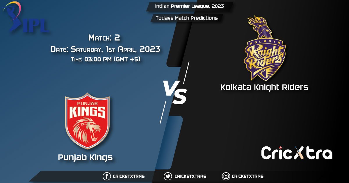 Indian Premier League, 2023, PBKS vs KKR 2nd Match Prediction, Fantasy Cricket Tips, Pitch Report and Injury Update