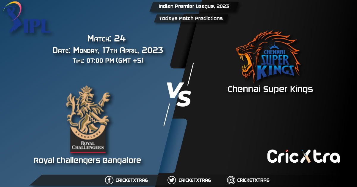 Indian Premier League, 2023, RCB vs CSK 24th Match Prediction, Fantasy Cricket Tips, Pitch Report and Injury Update