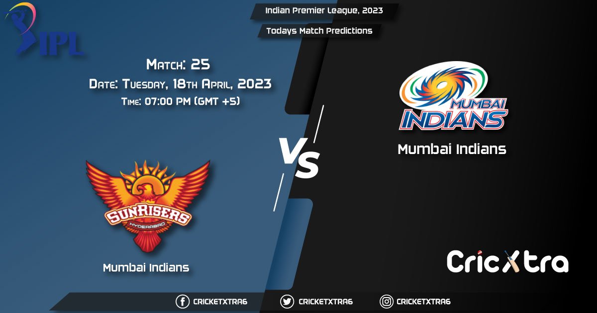 Indian Premier League, 2023, SRH vs MI 25th Match Prediction, Fantasy Cricket Tips, Pitch Report and Injury Update