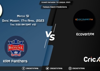 Kuwait Ramadan T10 League, 2023, KRM vs ETF 51st Match Prediction, Fantasy Cricket Tips, Pitch Report and Injury Update