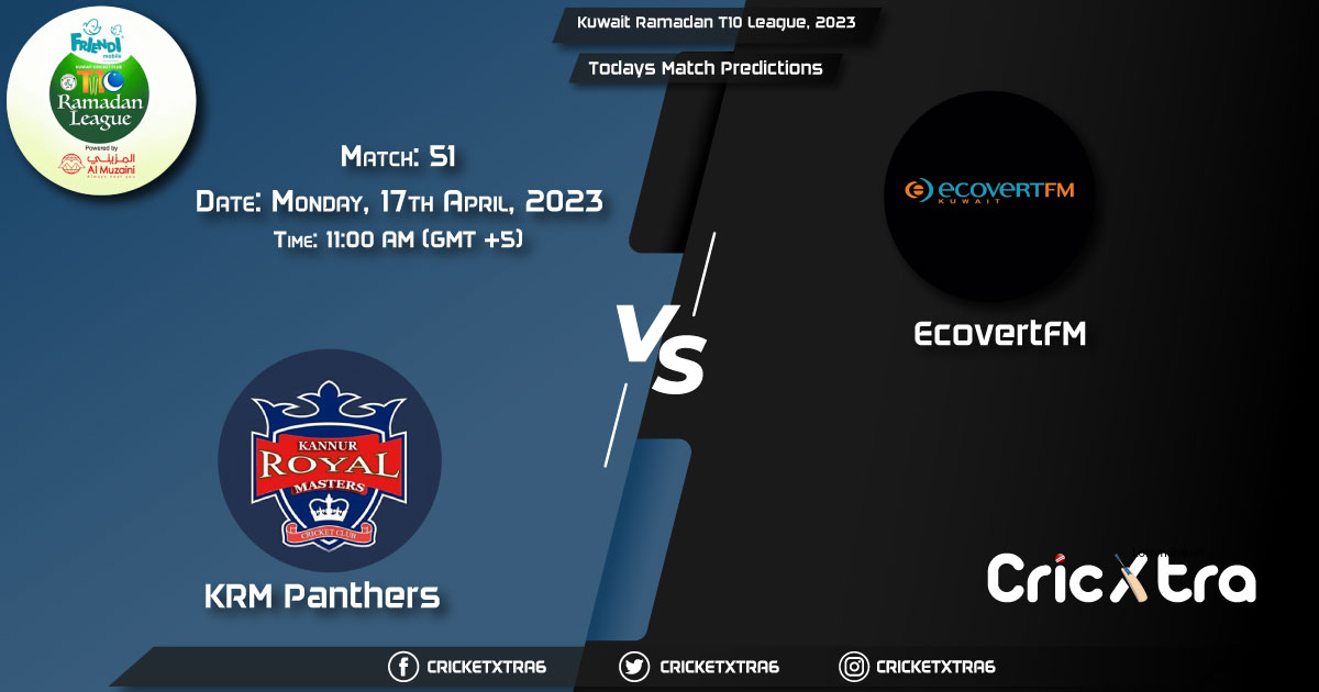 Kuwait Ramadan T10 League, 2023, KRM vs ETF 51st Match Prediction, Fantasy Cricket Tips, Pitch Report and Injury Update