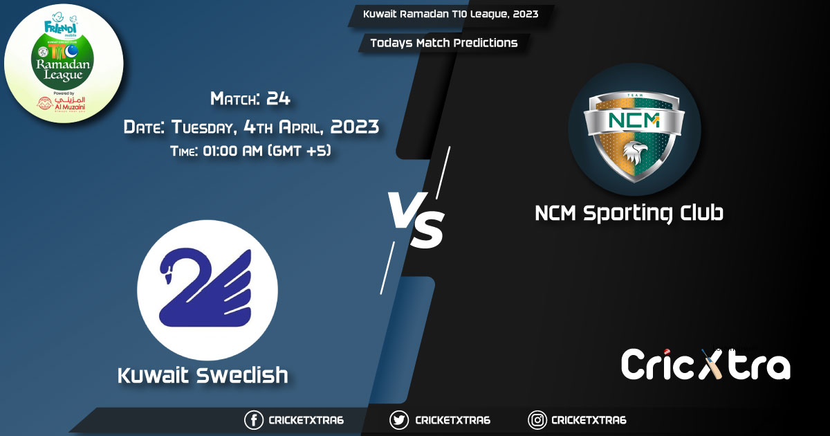 Kuwait Ramadan T10 League, 2023, KS vs NSC 24th Match Prediction, Fantasy Cricket Tips, Pitch Report and Injury Update