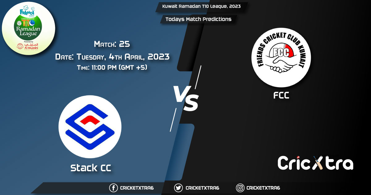 Kuwait Ramadan T10 League, 2023, STA vs FCC 25th Match Prediction, Fantasy Cricket Tips, Pitch Report and Injury Update