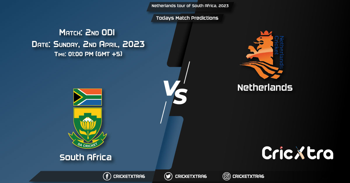 Netherlands tour of South Africa, 2023, SA vs NED 2nd ODI Match Prediction, Fantasy Cricket Tips, Pitch Report and Injury Update