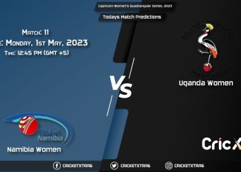 Capricorn Women's Quadrangular Series, 2023, NAM-W vs UGA-W 12th Match Prediction, Fantasy Cricket Tips, Pitch Report and Injury Update