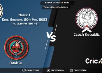 ECI Austria, 2023, AUT vs CZE 1st Match Prediction, Fantasy Cricket Tips, Pitch Report and Injury Update