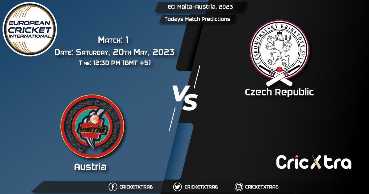 ECI Austria, 2023, AUT vs CZE 1st Match Prediction, Fantasy Cricket Tips, Pitch Report and Injury Update