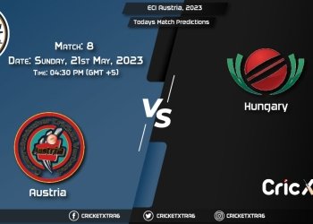 ECI Austria, 2023, AUT vs HUN 8th Match Prediction, Fantasy Cricket Tips