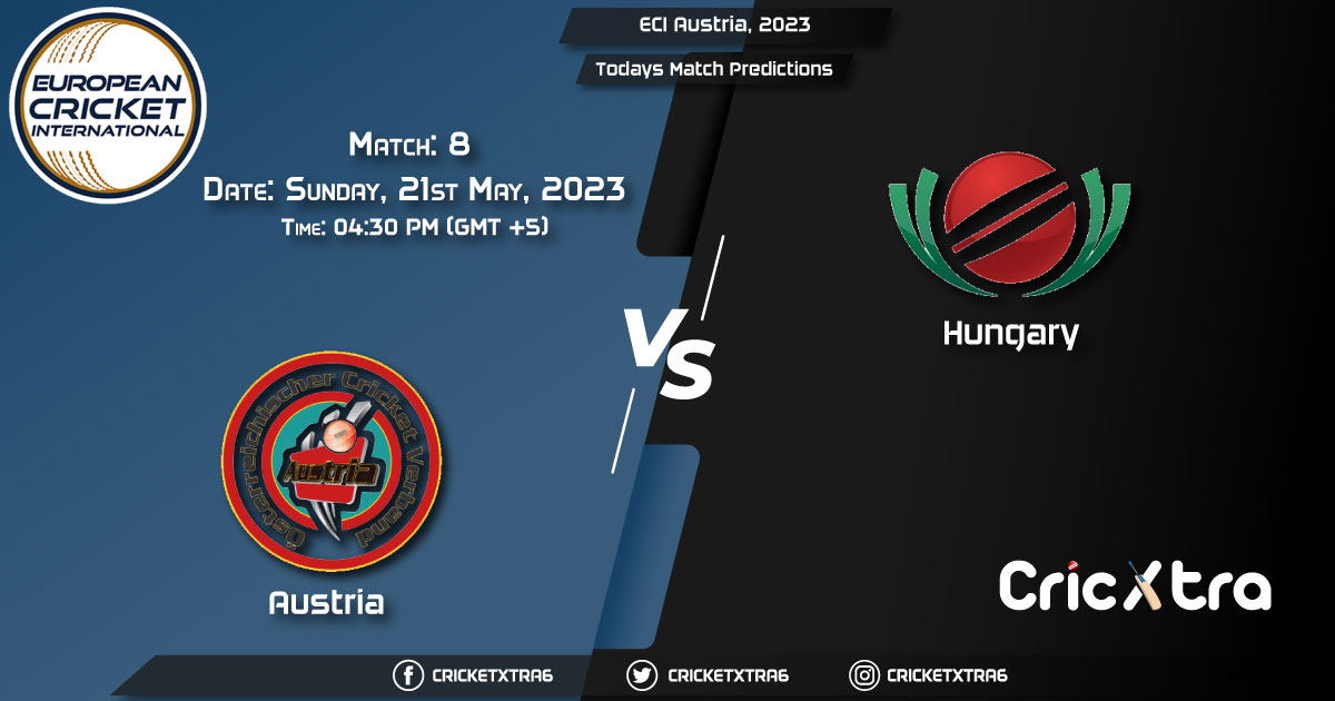 ECI Austria, 2023, AUT vs HUN 8th Match Prediction, Fantasy Cricket Tips