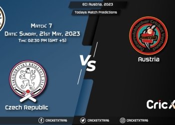 ECI Austria, 2023, CZE vs AUT 7th Match Prediction, Fantasy Cricket Tips