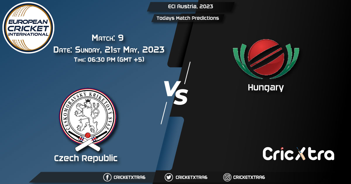 ECI Austria, 2023, CZE vs HUN 9th Match Prediction, Fantasy Cricket Tips