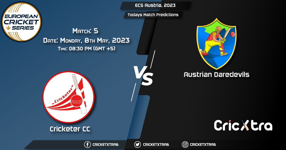 ECS Austria, 2023, CCC vs ADD 5th Match Prediction, Fantasy Cricket Tips, Pitch Report and Injury Update